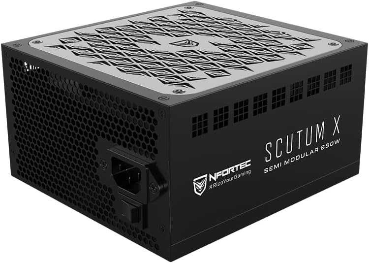 Блок живлення Nfortec - SCUTUM X  650W Semi Modular ATX 80+ Bronze
