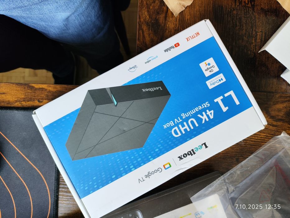 Leelbox L1 - tv box Google TV 14, 4GB, 32GB