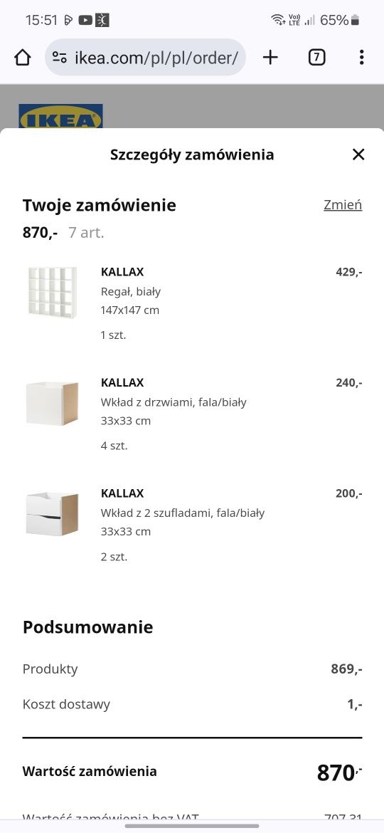 Ikea regal kallax