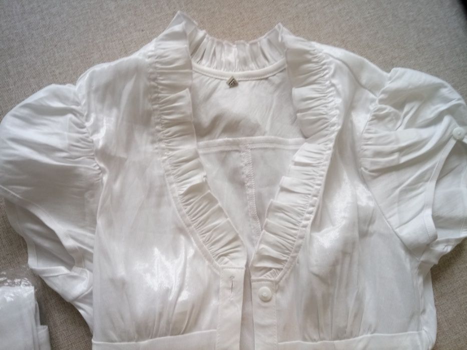 Блуза Блузка белая нова (наш 42 р-р)
