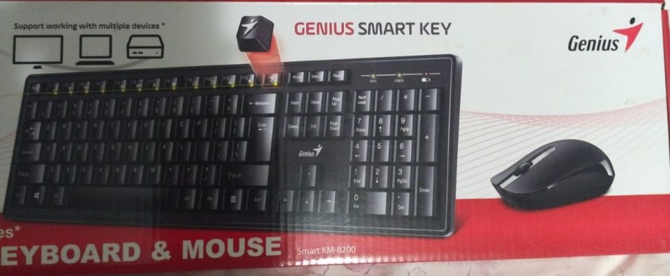 Бездротовий комплект Genius KM-8200 UKR (клавіатура + миша)