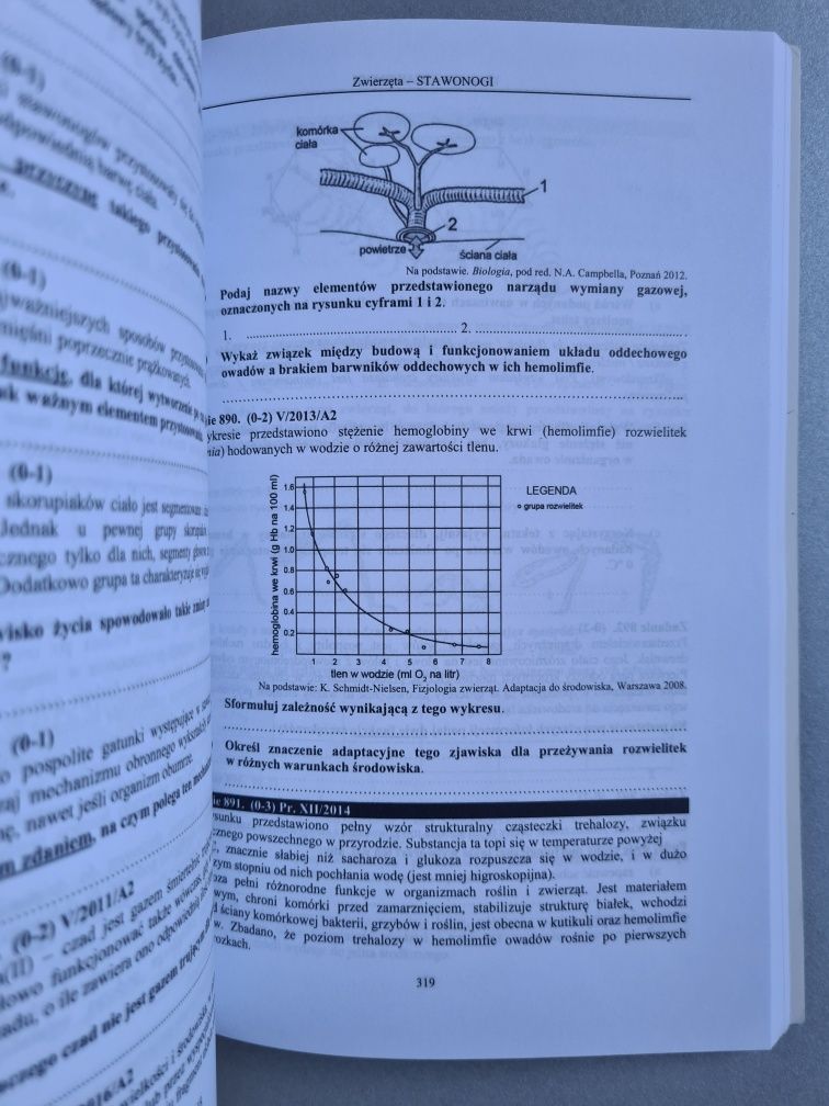 Biologia - Zbiór zadań wraz z odpowiedziami