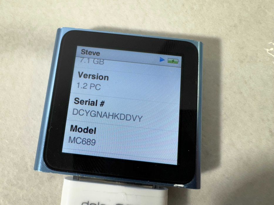 Ipod Nano 6 gen A1366 8gb