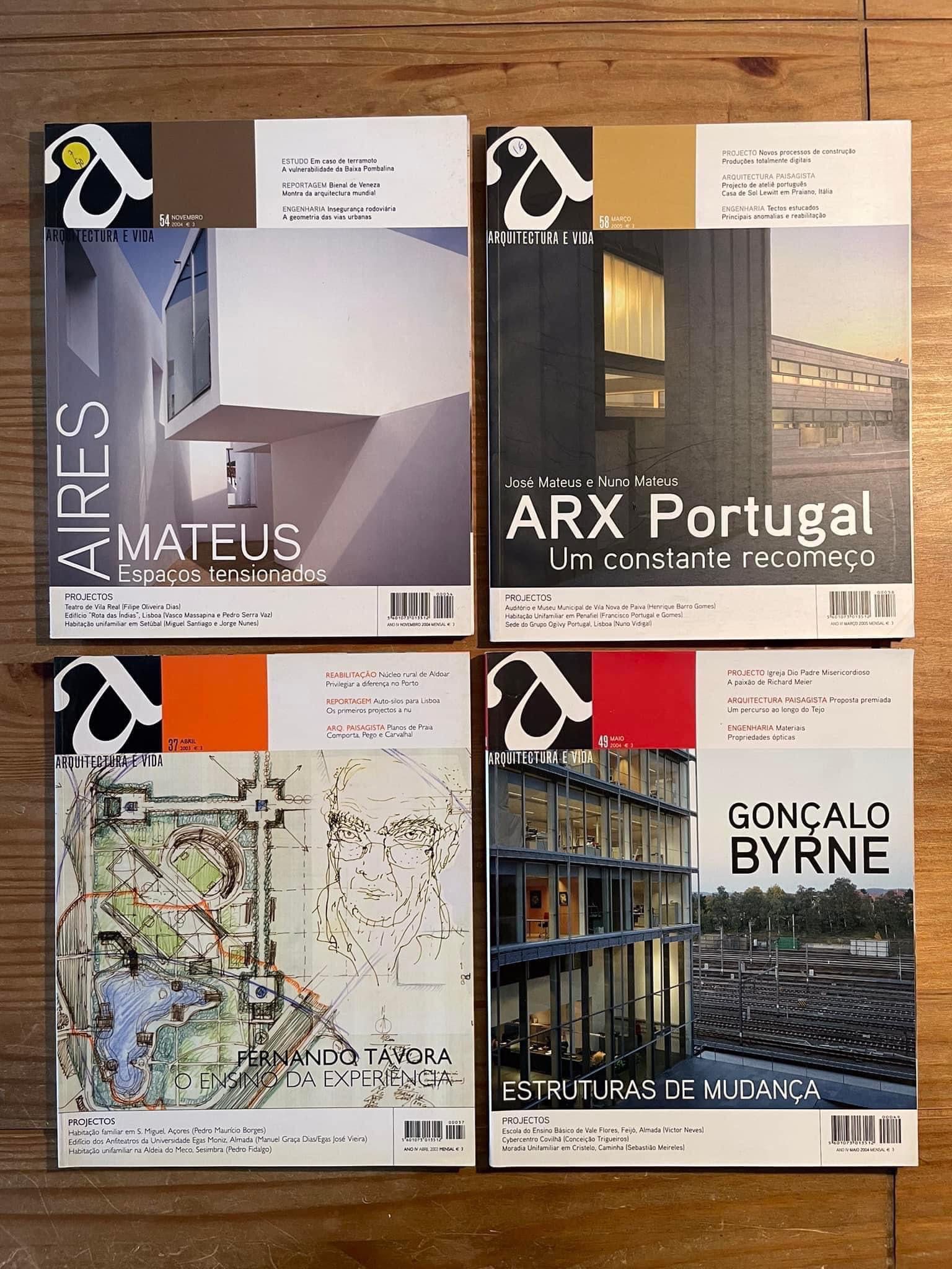 (Pack 4 revistas) Arquitectura e Vida (portes grátis)