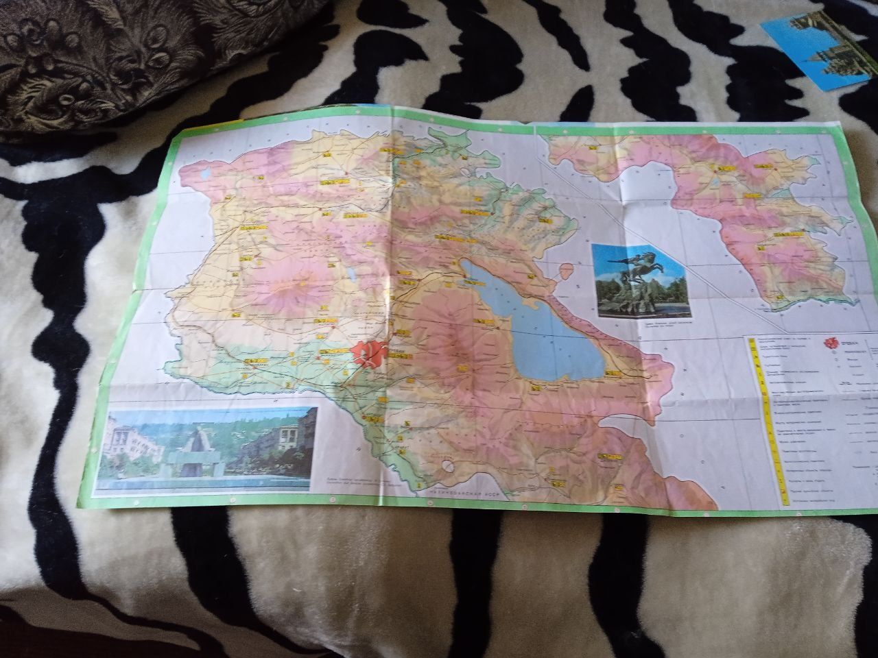 Туристическая схема Армении карта