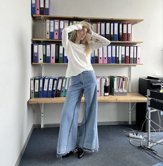 Джинси KSENIA SCHNAIDER Reworked Wide Jeans