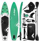 Deska SUP Slogen Active 350cm, turkusowa, duży zestaw, NOWA