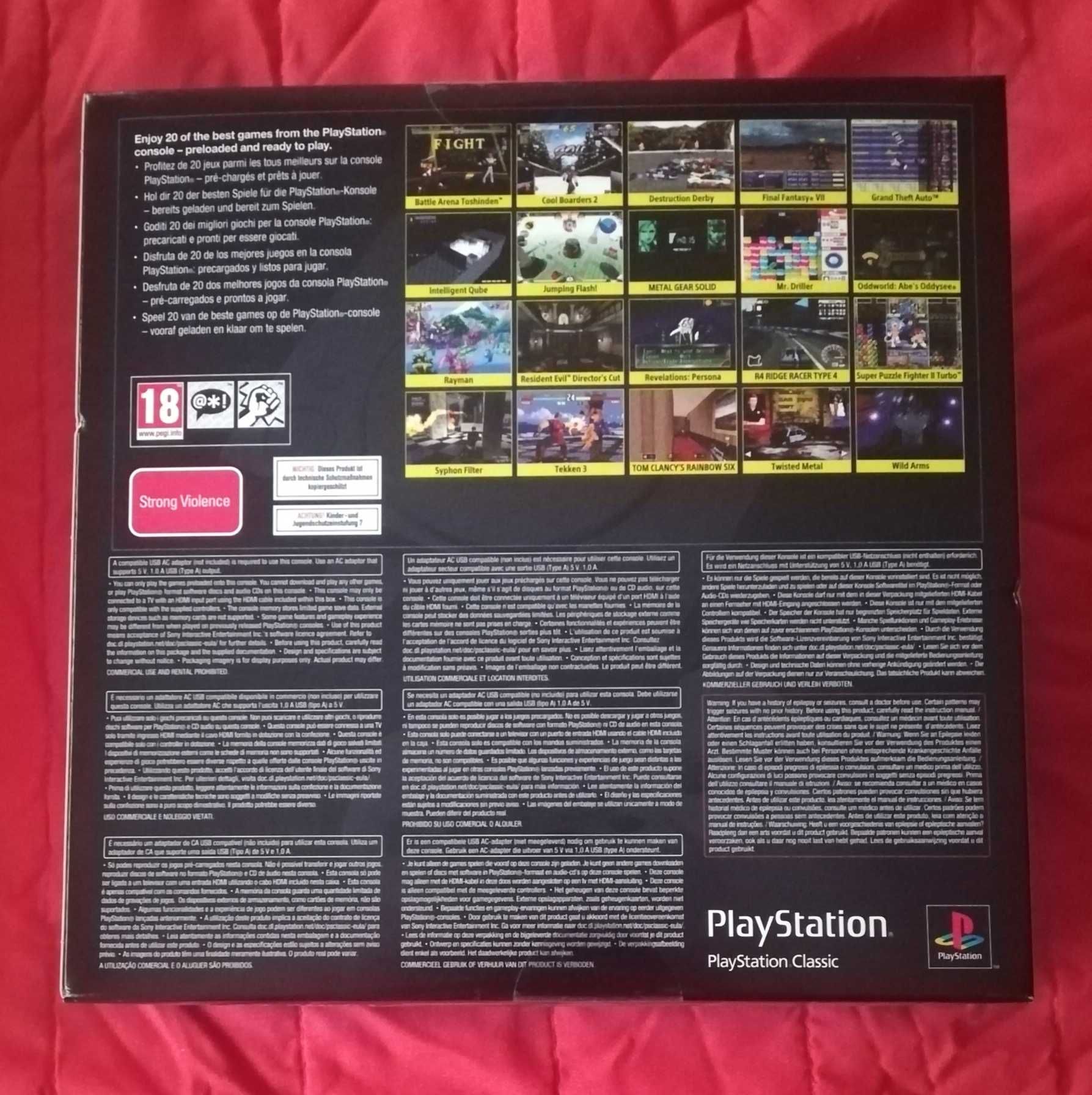 PlayStation Classic (100% NOVA/SELADA)