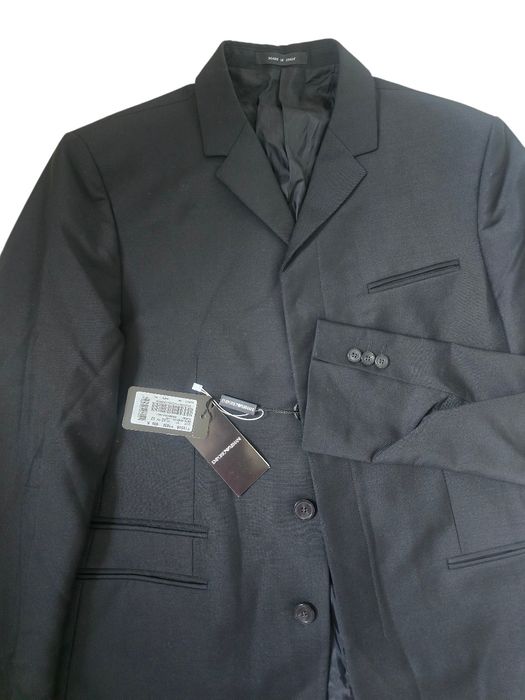 Emporio Armani marynarka męska czarna r M r 52 elegancka
