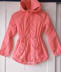 Łososiowa różowa kurtka parka Reserved rozm 146 dla dziewczynki