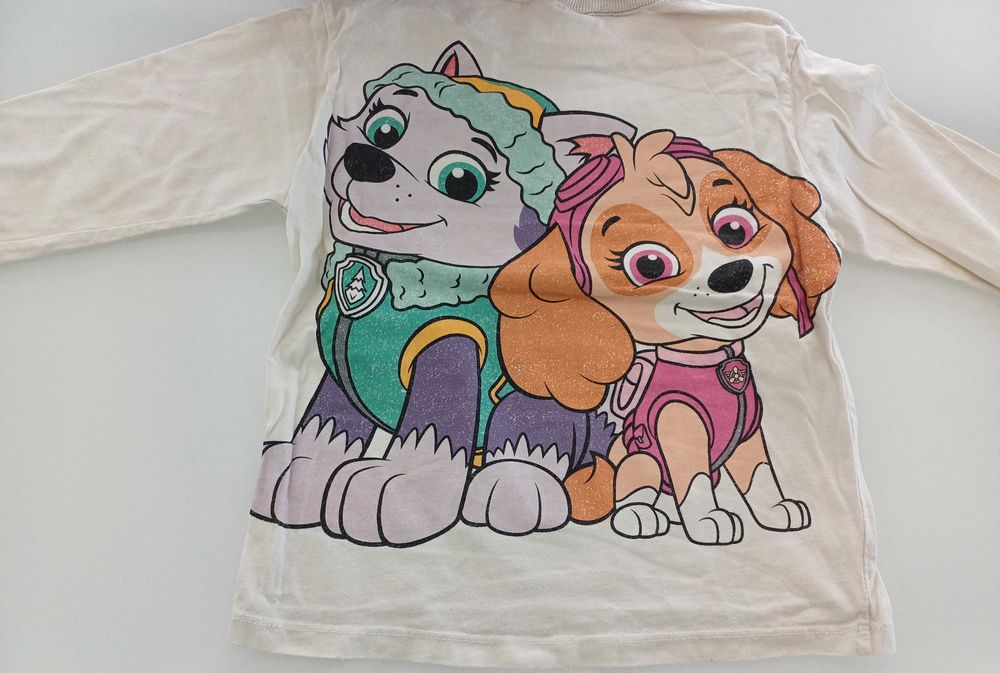 Camisola Paw Patrol tamanho 4-5 anos