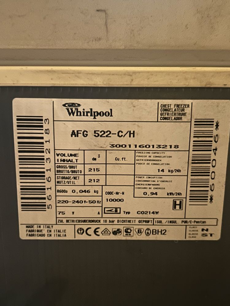 Zamrażarka Whirlpool
