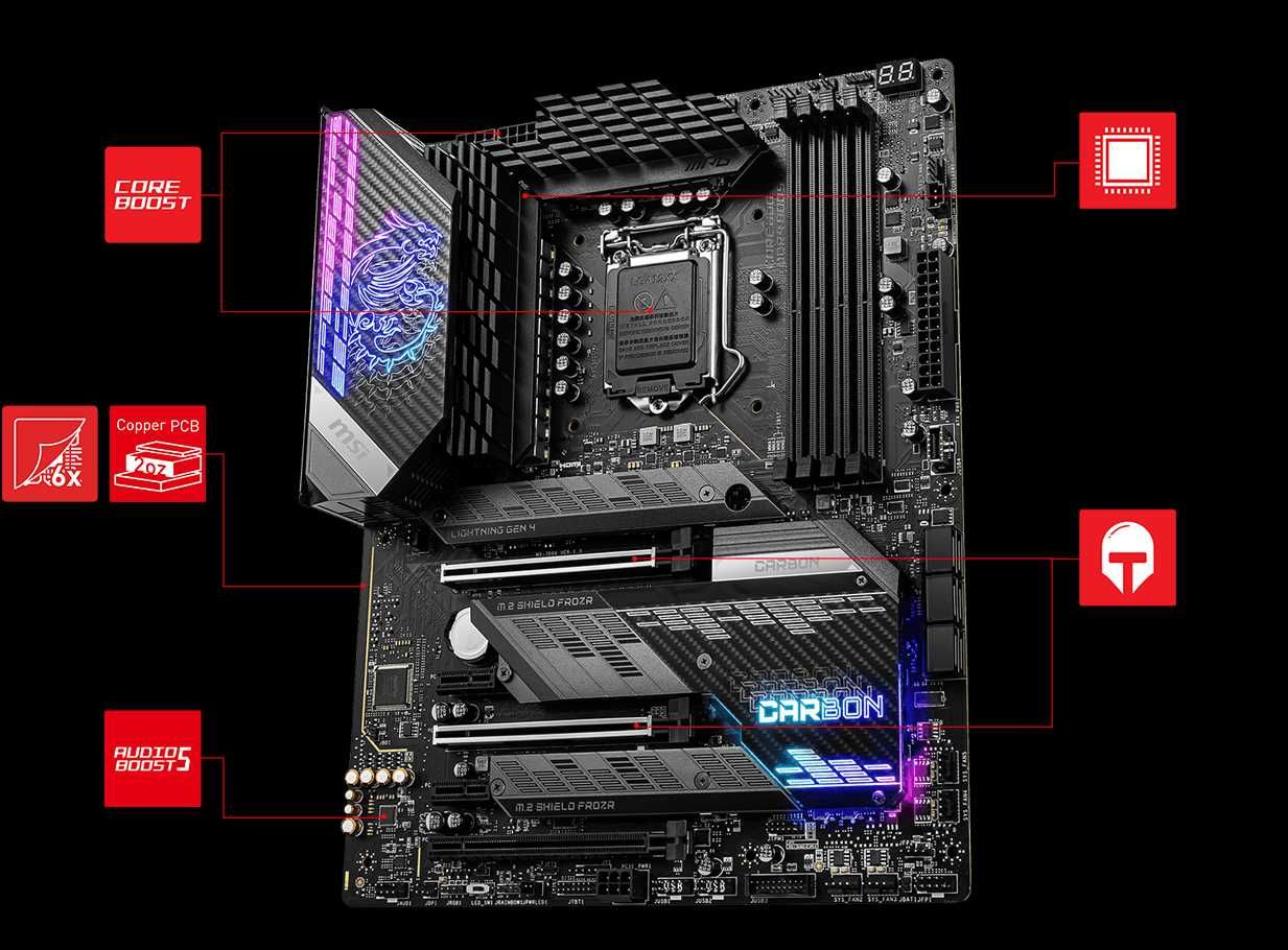 Bundle i9 10900K + 64GB DDR4 + MSI Z590 Carbon Wi-fi + NZXT 240 RGB