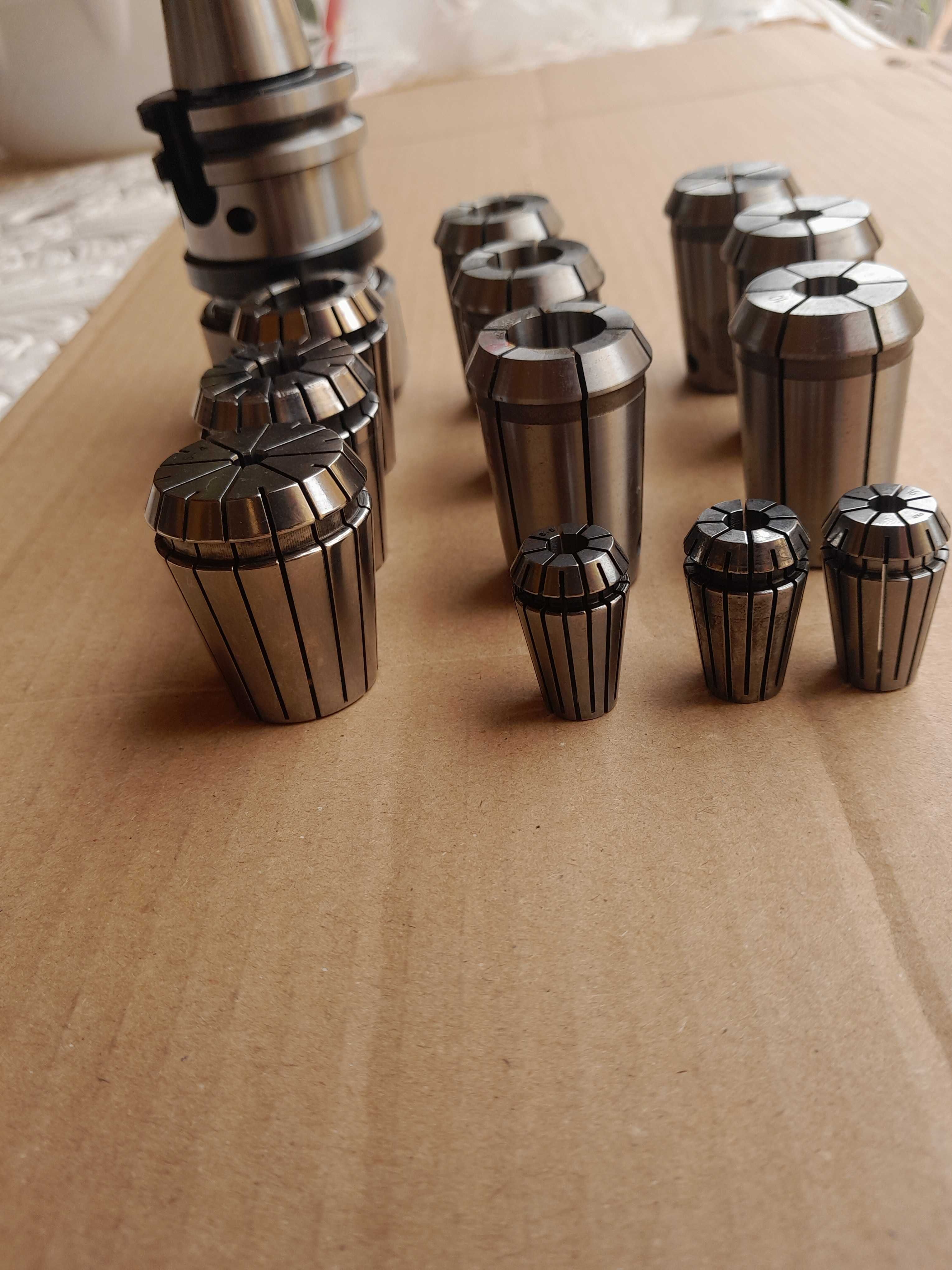 Cone e pinças para fresadora CNC
