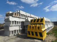 Bariery drogowe betonowe dwustronne Lublin