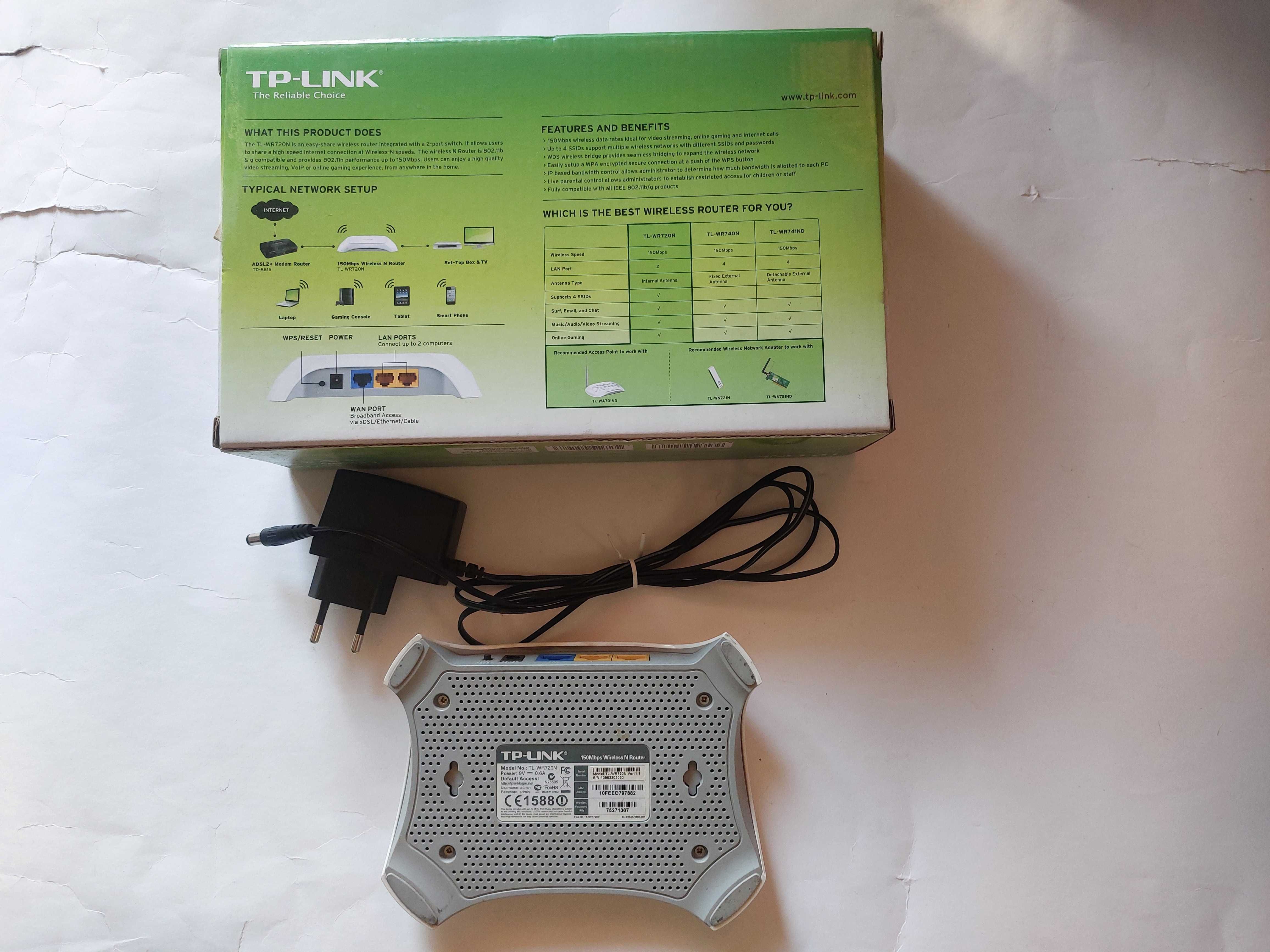 Dobry router TP-Link TL-WR7720N wi-fi i kabel