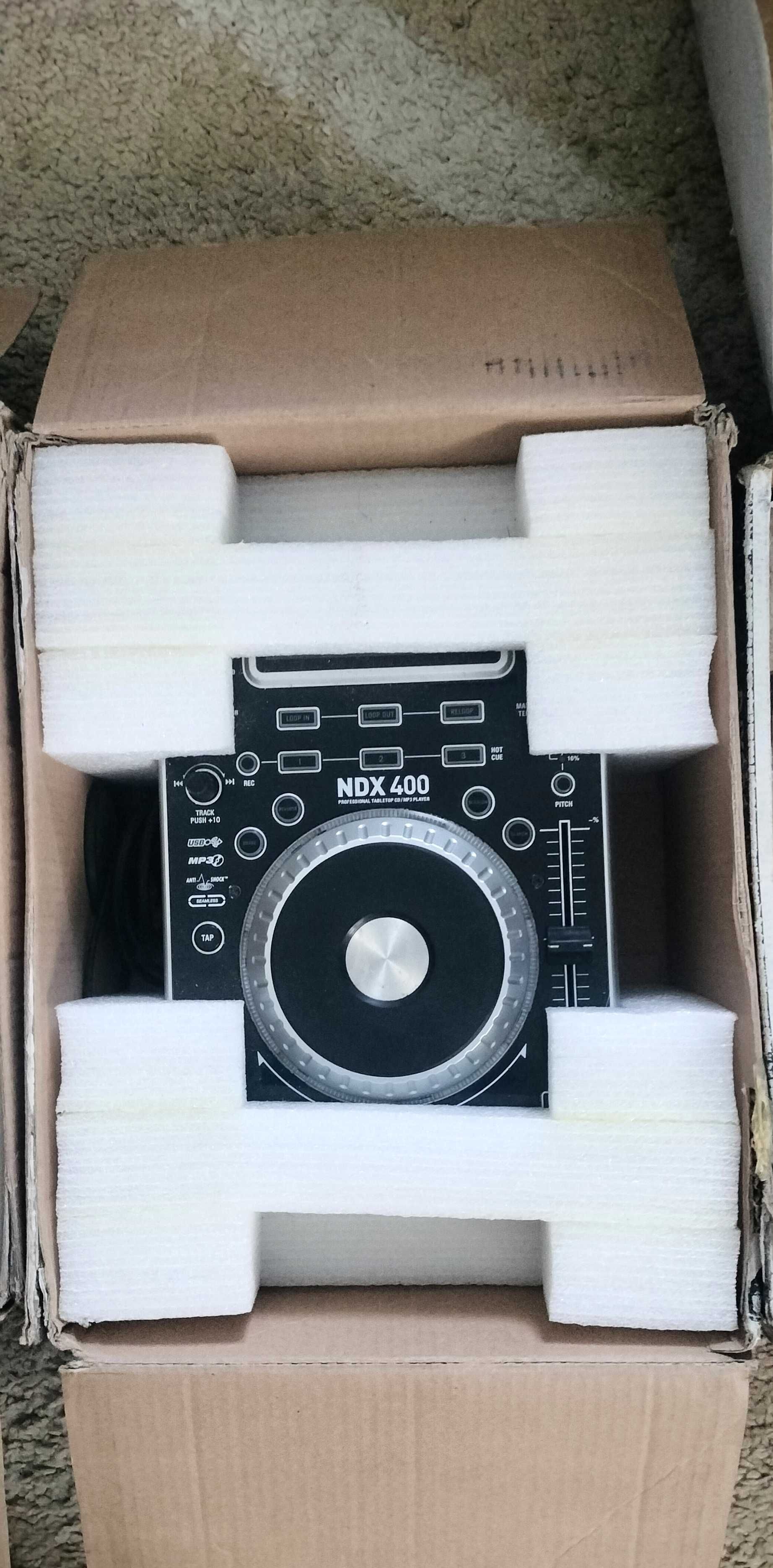 2xCDJ Numark NDX400 + Mikser Behringer DJX900
