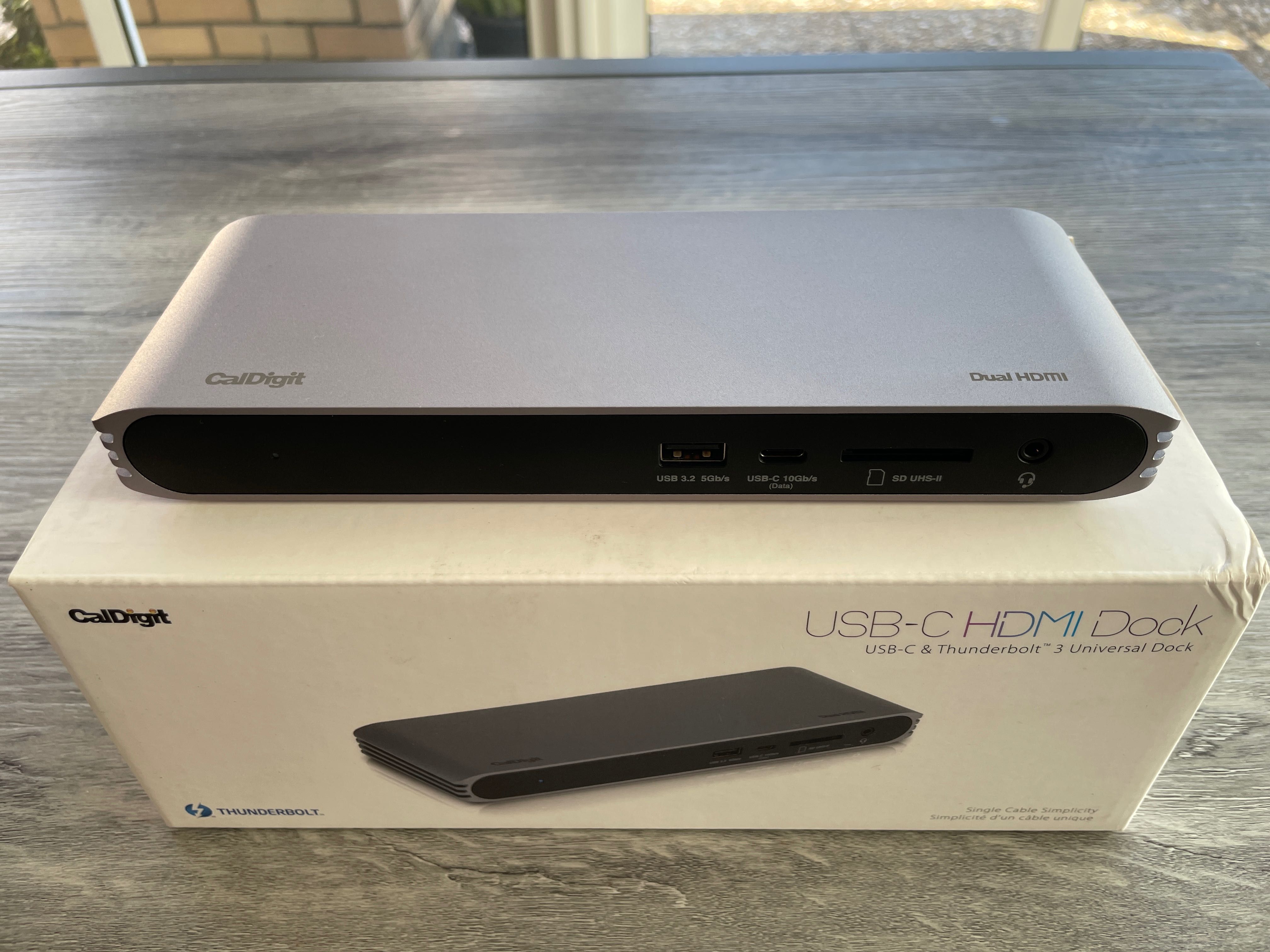 Dock station Caldigit usb-c hdmi Thunderbolt 3/4
