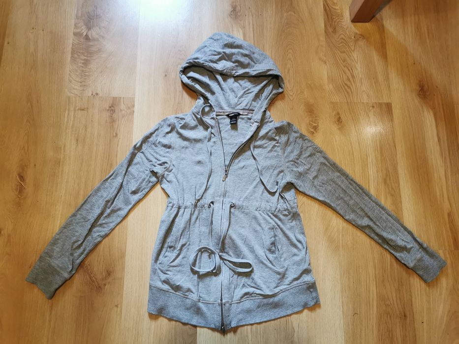 Hm mama 36 S sweter bluza rozpinana ciążowa na ciąże z kapturem