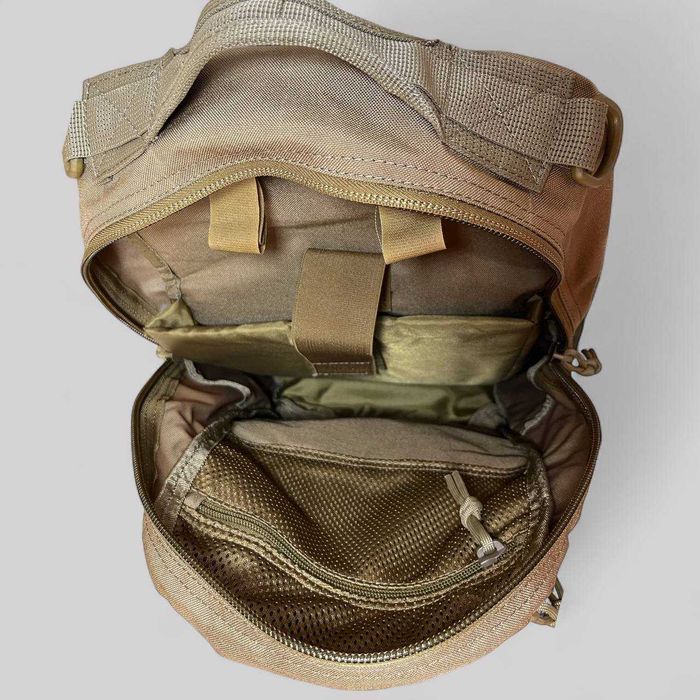 Рюкзак тактичний сумка військова мультикам койот 17л cordura 1000d