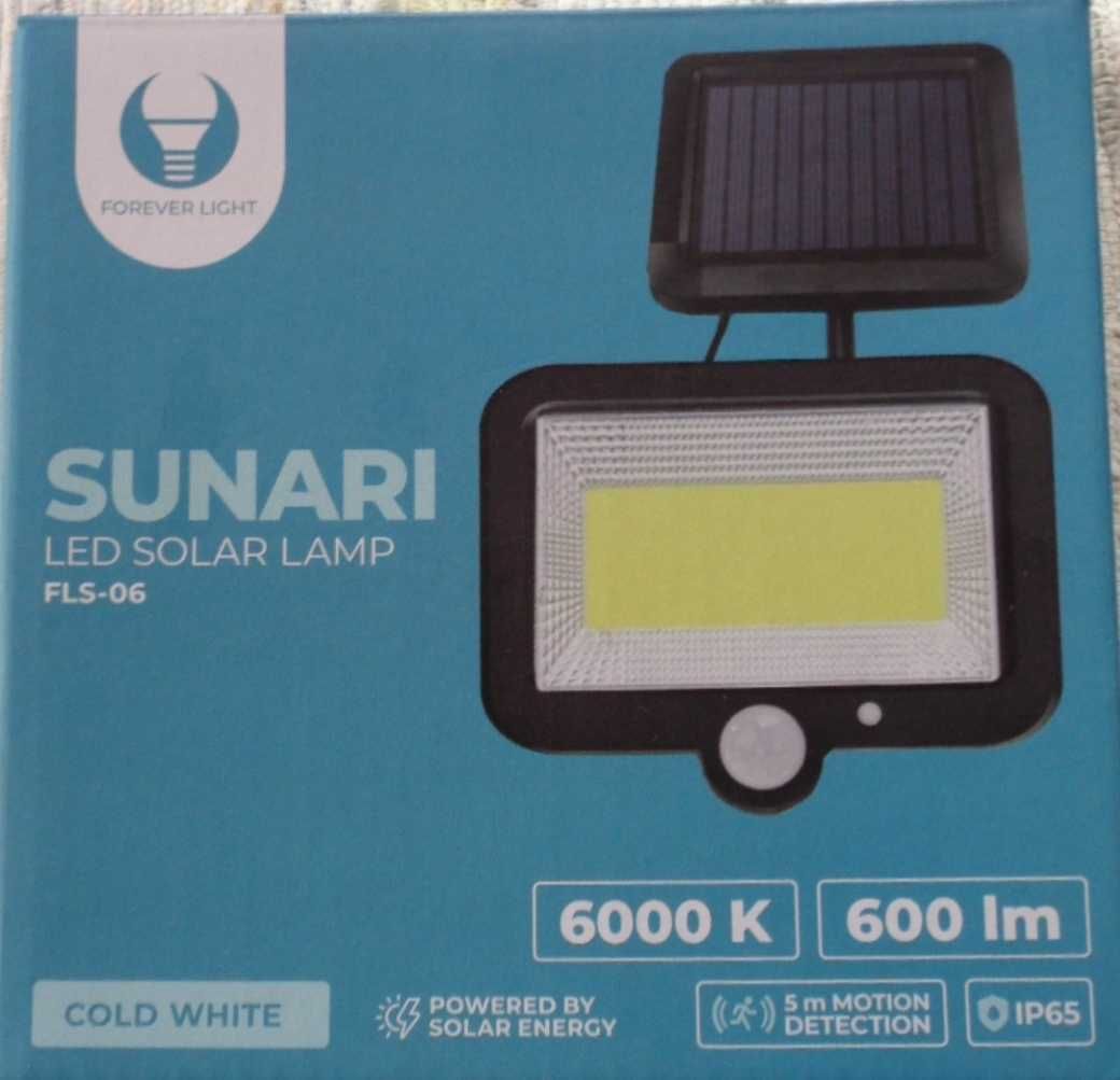 Luz com painel solar,não necessita de corrente eléctrica