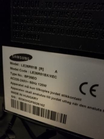 Telewizor Samsung 26" LCD LE26R81B Hdmi