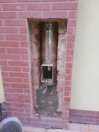 Diamentowe Frezowanie kominów montaż systemów kominowych wkładów