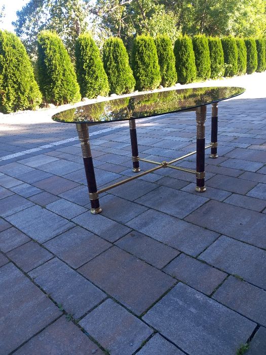 Szklany Stolik kawowy ława.