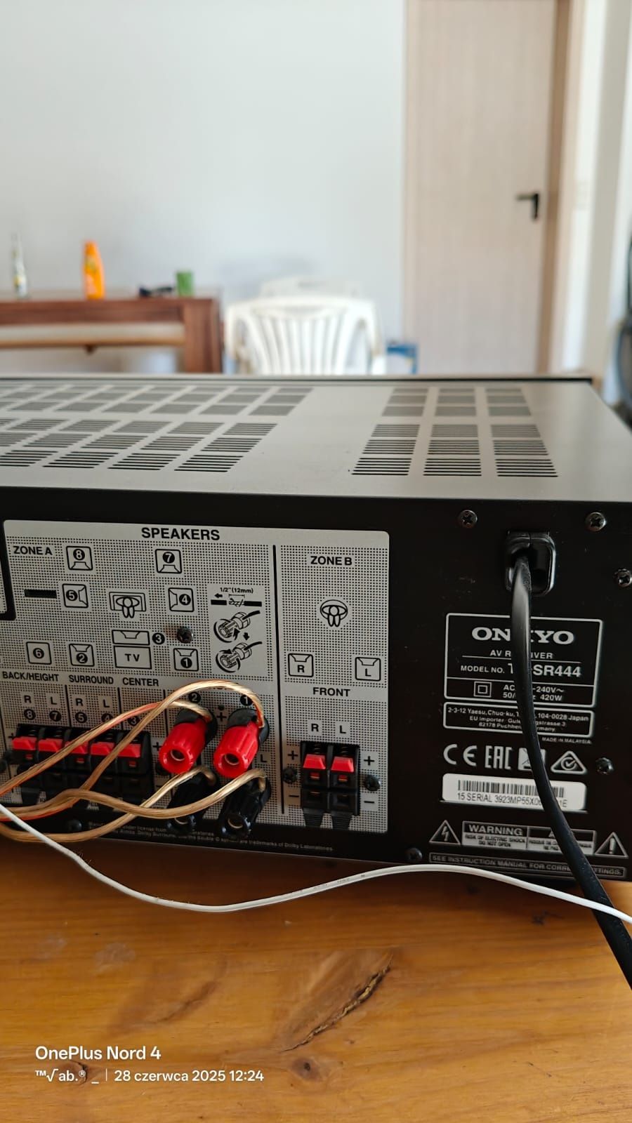 Amplituner Onkyo tx-sr444 Bluetooth wysoki model