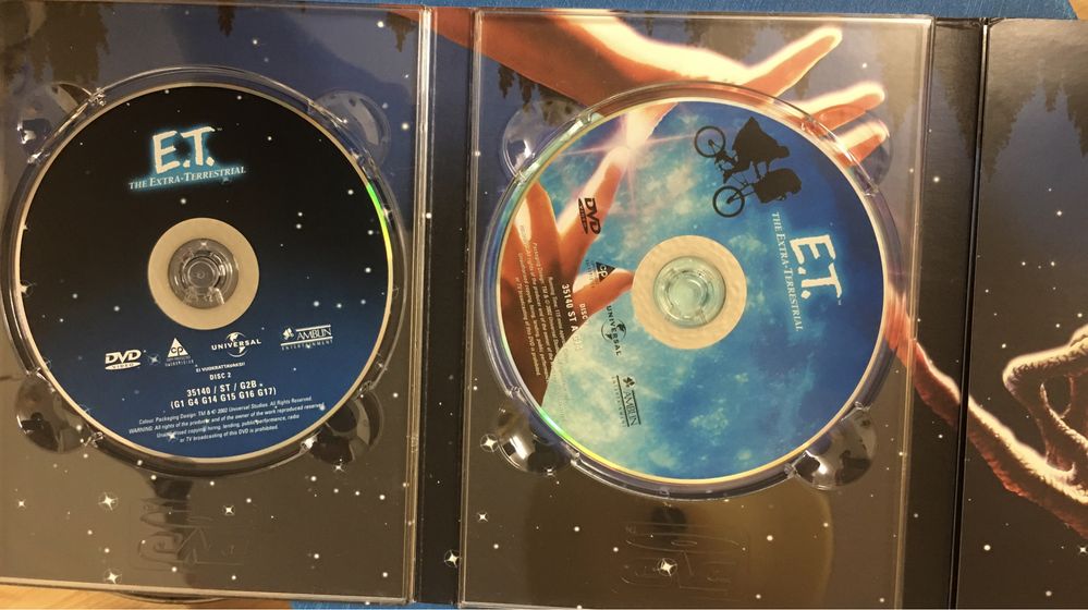 DVD з фільмом E.T колекційне видання