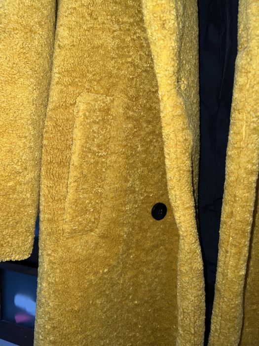 Єко шубка-мішка Жовта Zara trf