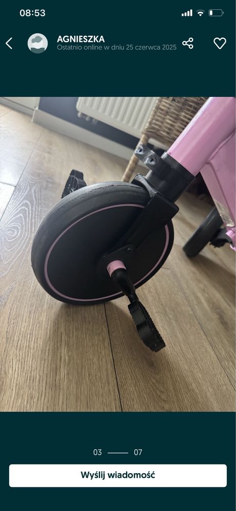 Rowerek biegowy 3w1 Kidwell