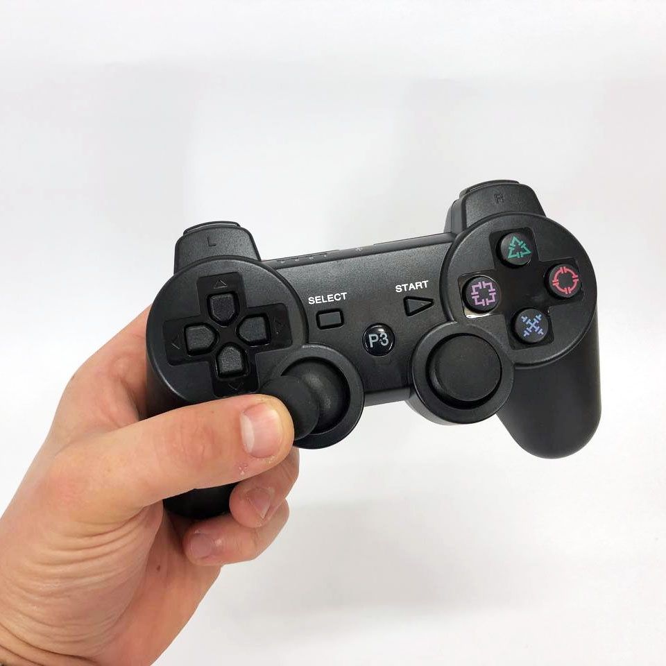 Ігровий бездротовий геймпад Doubleshock PS3/PC акумуляторний джойстик