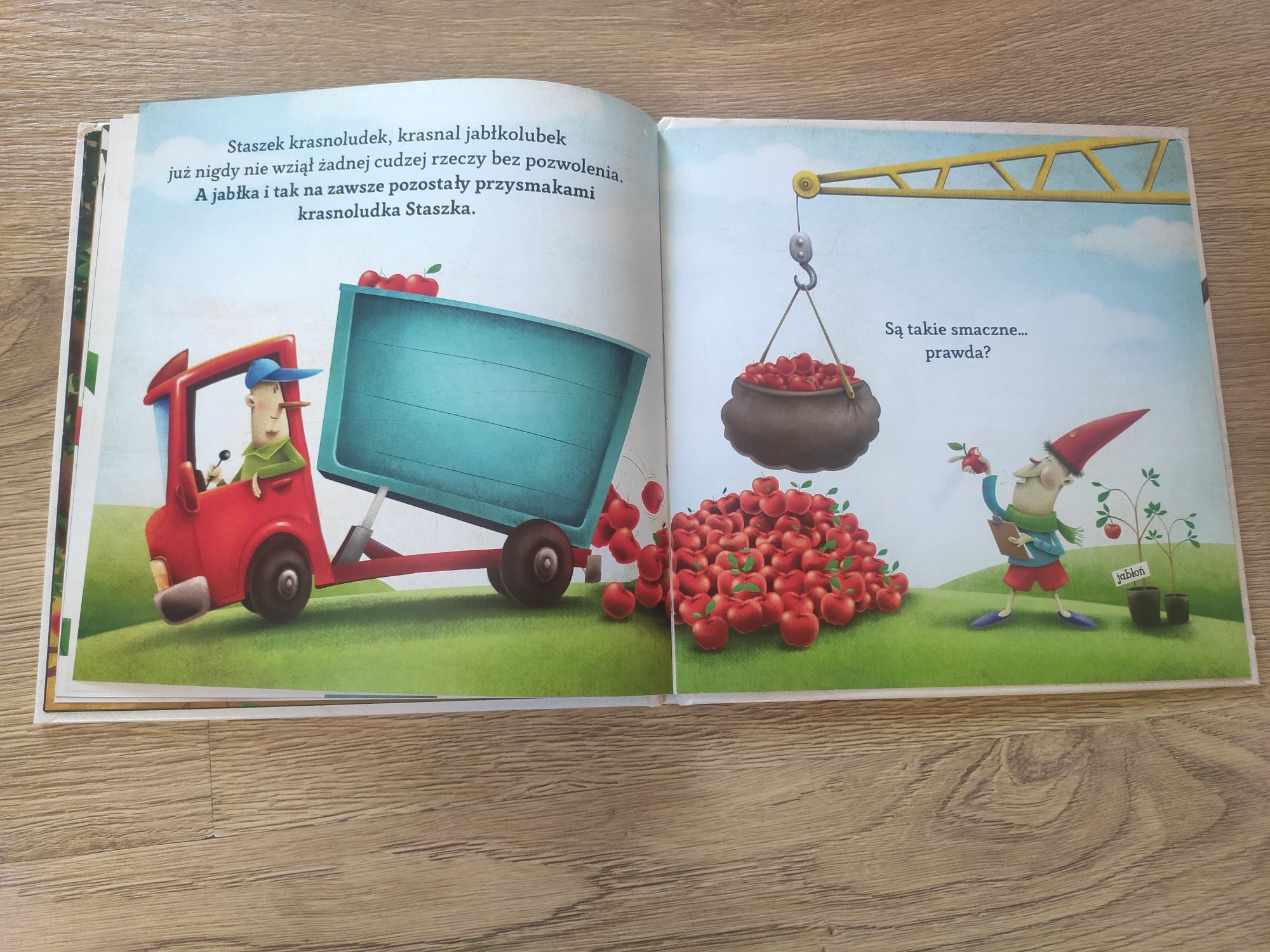 Staszek krasnoludek jabłkoludek książka dla dzieci