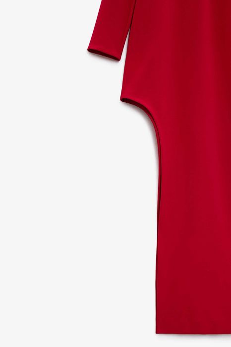 ZARA Luksusowa SUKIENKA asymetryczna absolutnie PIĘKNA M