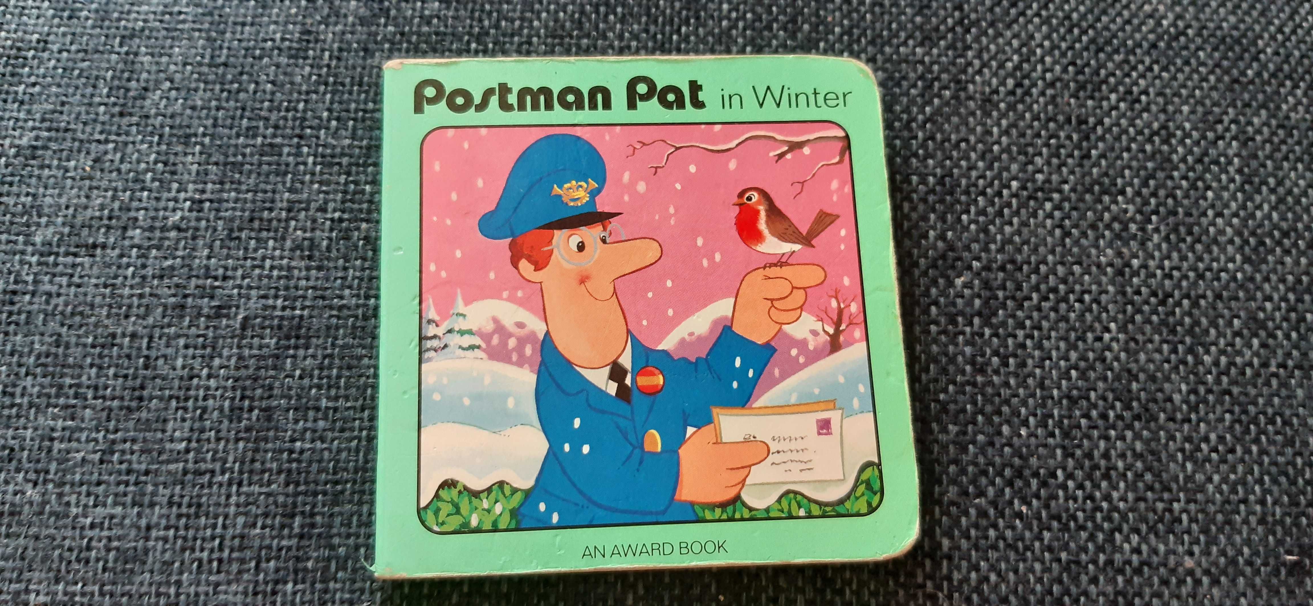 stara książeczka angielska dla dzieci postman pat in winter