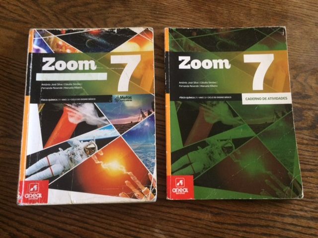 Livros e cadernos de actividades do 7º ano