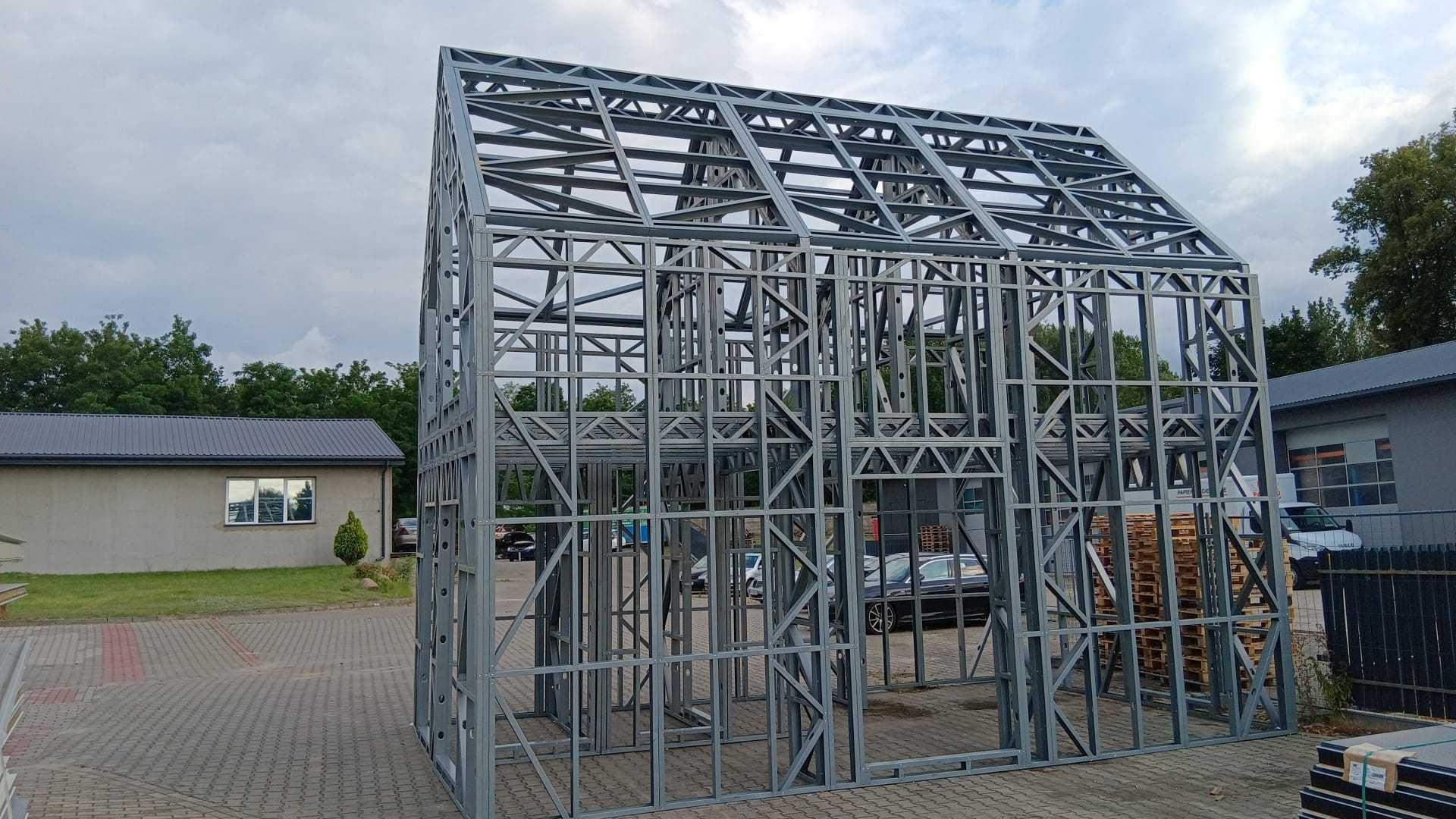 Domek 35m2 konstrukcja stalowa szkieletowa - na zgłoszenie