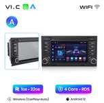 Rádio 2din Android Audi A4 B7 B8 B9 S4 Carplay GPS wifi BT Canbus