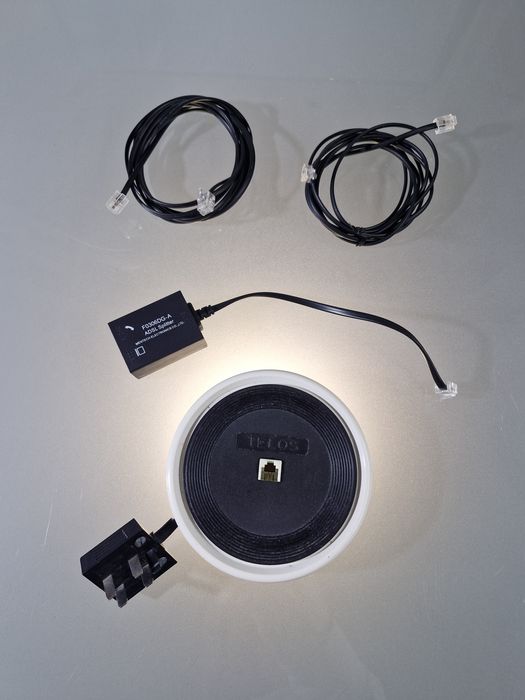 Zestaw Telos Zwijany Przedłużacz 5 m ADSL Rozdzielacz +2 Kable tel. 2m