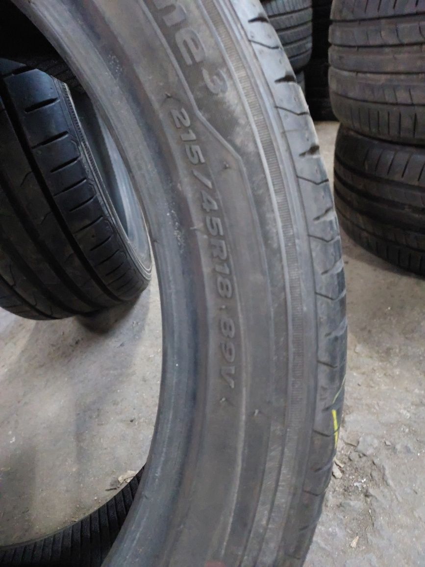 Шини 215/45 R18 пара літо Hankook 7.45мм 2018