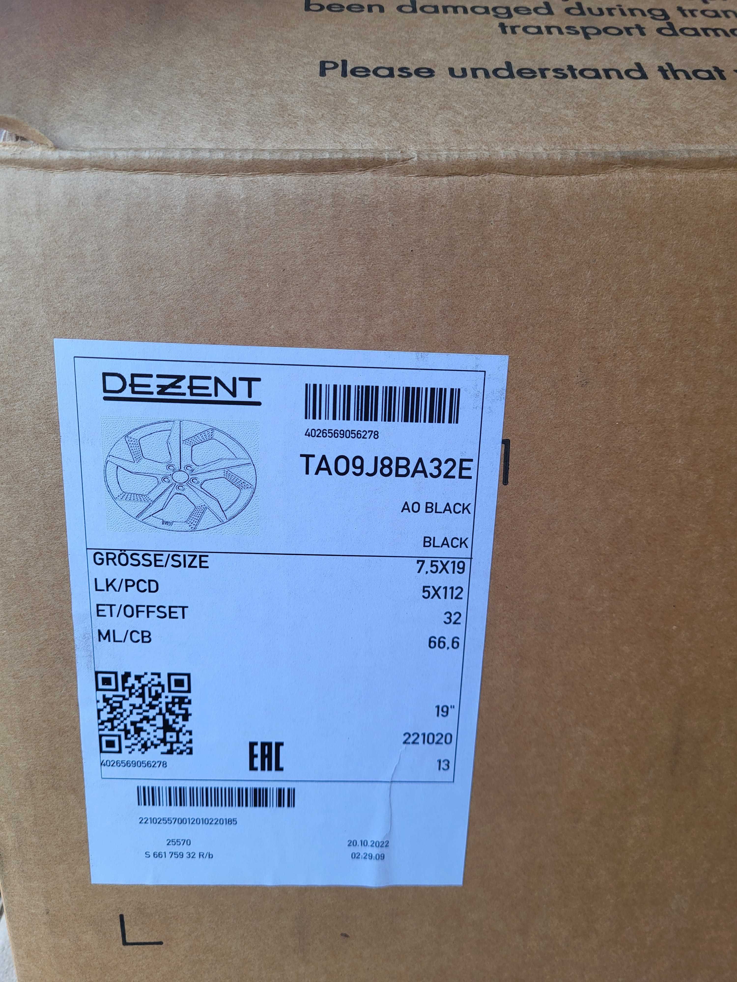 Felgi 19 Audi A5 S5 A6 A8 Q5 Q7 BMW X4 X3  5x112 ET32 Dezent