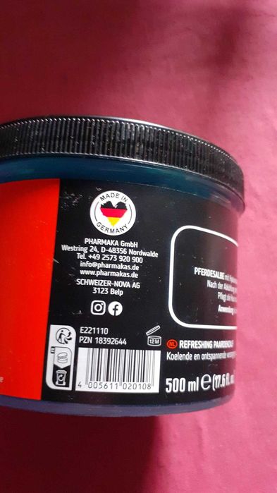 Pomada cavalo pharmakas efeito frio