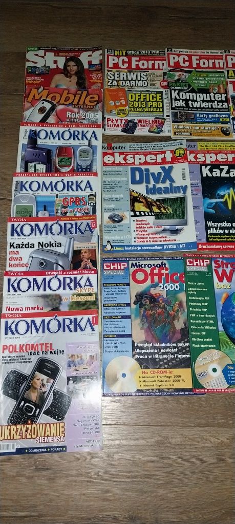 PC format,Komórka,komputer Świat pisma
