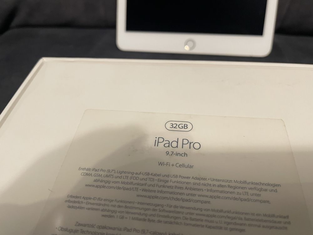iPad Pro 9.7 32gb wifi cellurar