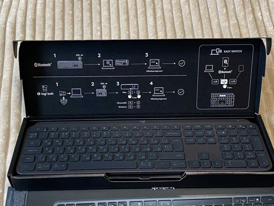 Клавіатура Logitech MX Keys S (graphite)