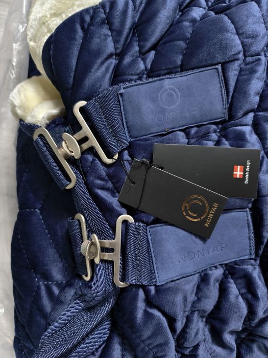 Derka turniejowa Montar Velvet show granatowa 125cm