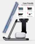 SwanScout Ładowarka Bezprzewodowa 3w1 Samsung Z Fold 6/5 i Pixel 9 Pro