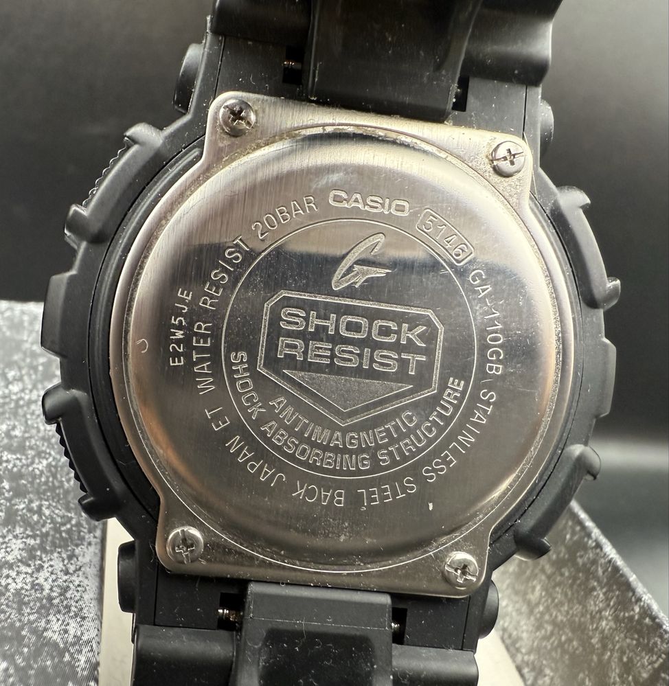 Jak Nowy. Na gwarancji. Zegarek Casio G-SHOCK GA-110GB-1AER 20BAR.