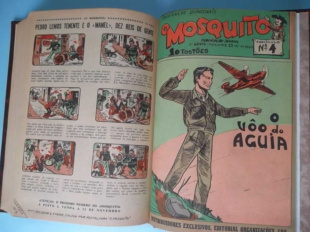 "O Mosquito", Volume com as 2ª, 3ª e 4ª séries completas. (1960/75)